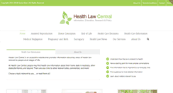 Desktop Screenshot of healthlawcentral.com