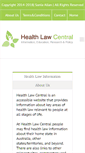 Mobile Screenshot of healthlawcentral.com